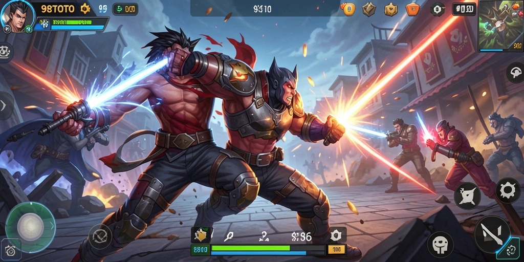 Gameplay seru dari 98TOTO yang penuh aksi.