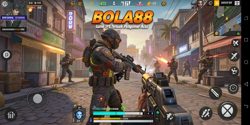Screenshot menunjukkan aksi seru dalam gameplay BOLA88.