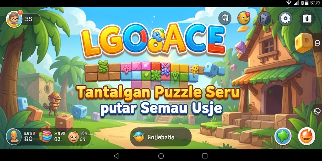 Tampilan gameplay seru dari LGOACE dengan tantangan puzzle menarik.